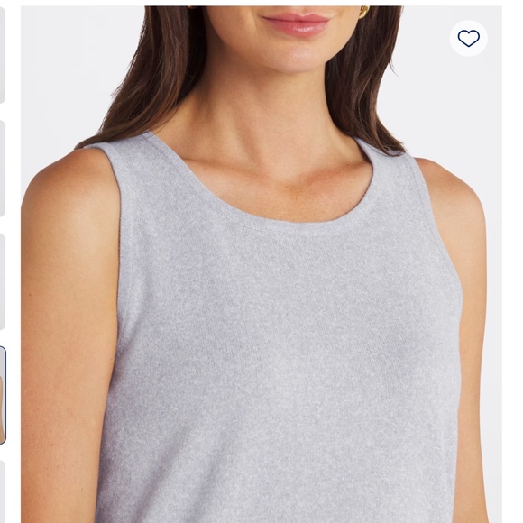 ✨ NWT Vince Camuto Crewneck Sweater Tank - Size Small - Gray - Picture 4 of 10